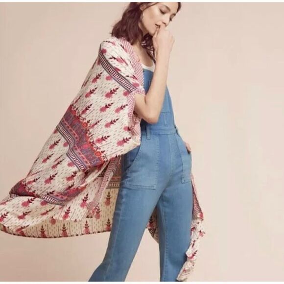 LILKA Gorgeous Flowy Kimono Floral Lightweight O/S - Picture 1 of 6
